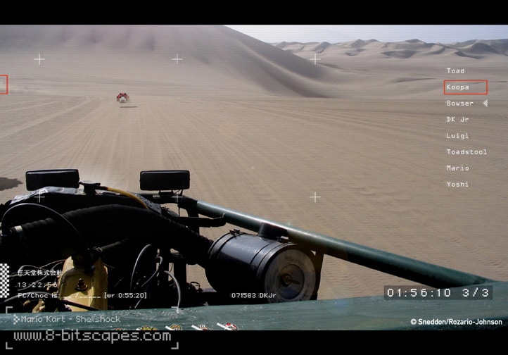 8-Bitscape Photography Mashup Series 8-Bit Buggy Character Hunt