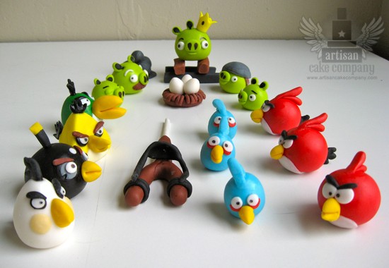 Angry Birds Cake Top Edibles