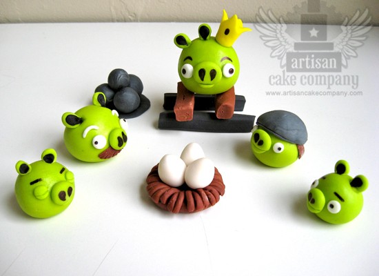Angry Birds Cake Top Edibles