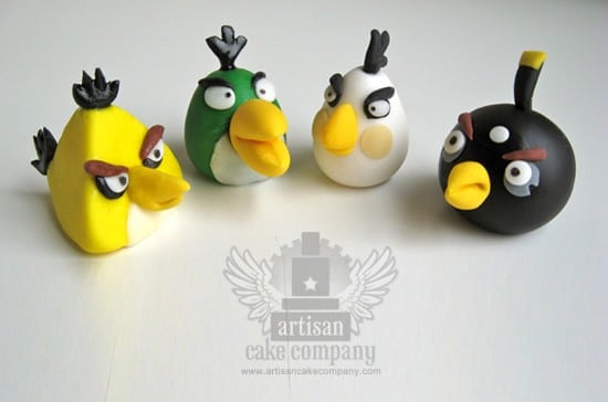 Angry Birds Cake Top Edibles