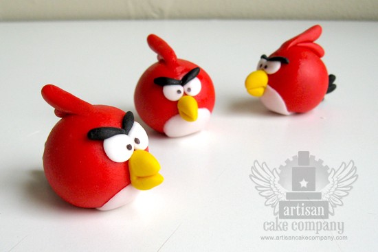 Angry Birds Cake Top Edibles