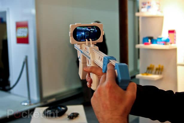 App Gun Game Simulator Toy Augmented Reality iPhone App Gun