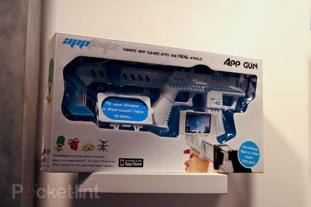App Gun Game Simulator Toy iPhone App Gun Simulator Packaging