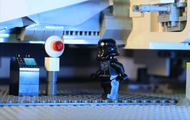 Darth Vader In Black Stormtrooper