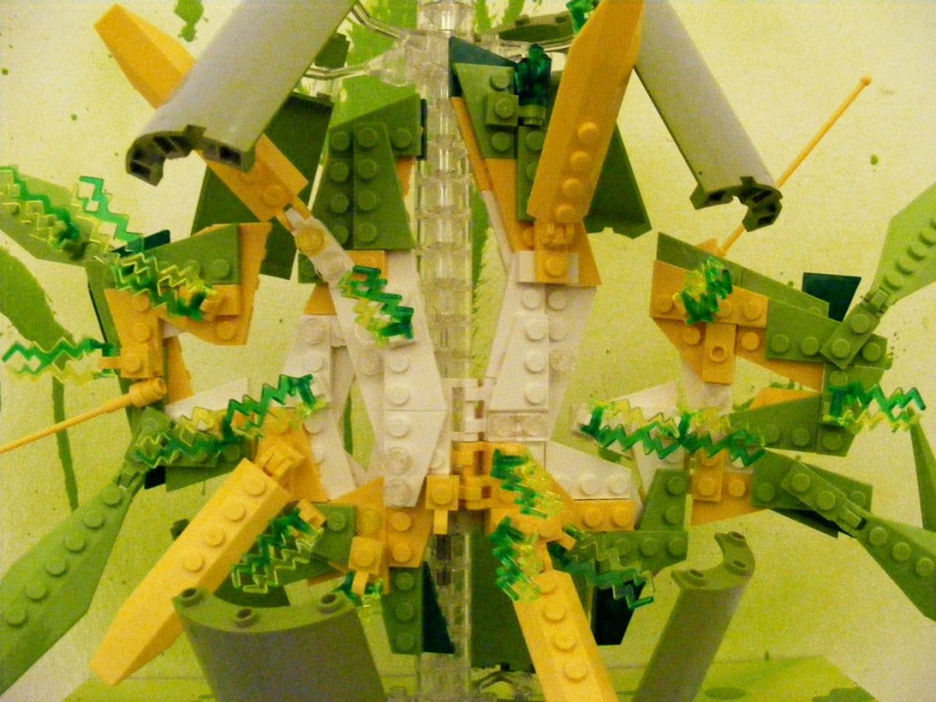 Extreme Closeup LEGO Spray Can