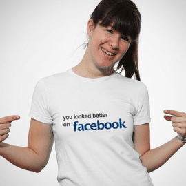 Hilarious Facebook T-Shirt Mashup Hilarious Facebook Statement T-Shirt