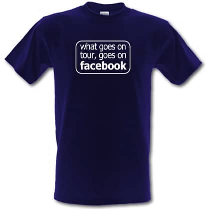 Hilarious Facebook T-Shirt Mashup Facebook Edgy Statement T-Shirt