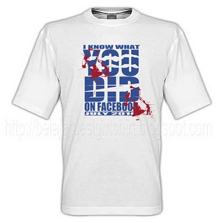 Hilarious Facebook T-Shirt Mashup Edgy Facebook Statement T-Shirt