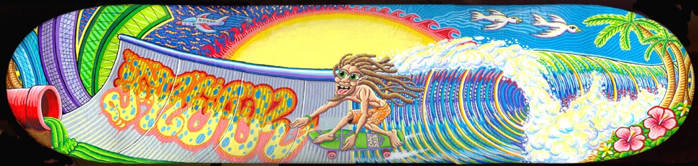 Peruvian Skateboard Artwork