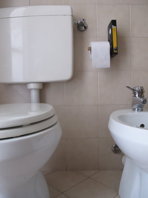 Toilet VHS Paper Roll Holder