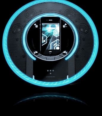 Tron Light Disc Audio Dock
