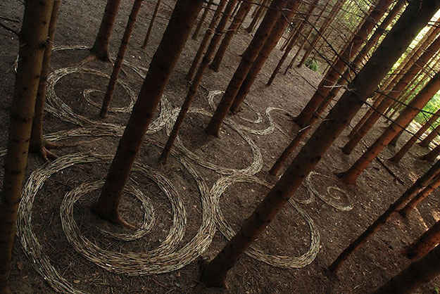 Land Art by Sylvain Meyer Land Art created with nature