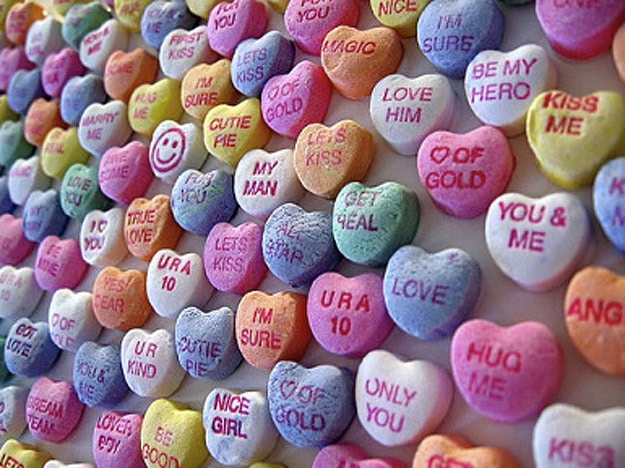 Colorful Hearts Valentine's Day Candy Valentine's Day Beating Heart