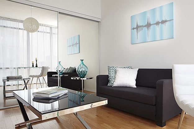 Voiceprint visual of sound Artwork of voice and sound