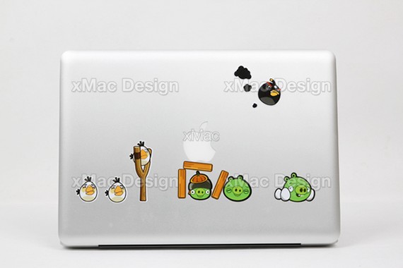 Angry Birds Laptop Decals Angry Birds Green Pigs Bunker
