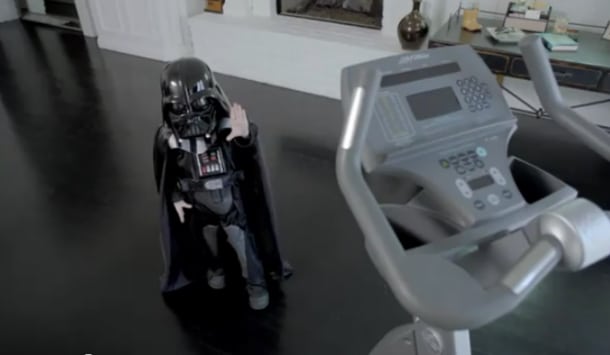 Baby Darth And The Crosstrainer