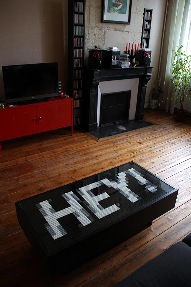 Geeky Lego Pixel Furniture Project