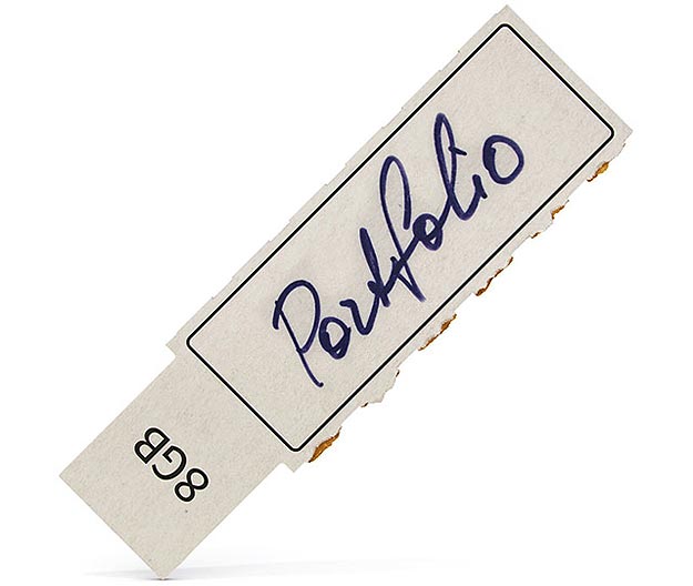 Disposable Cardboard Flash Drive Flashkus Environmentally Friendly Technology