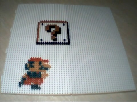 NES Beads Stop Motion Animation Super Mario Beads Stop Motion
