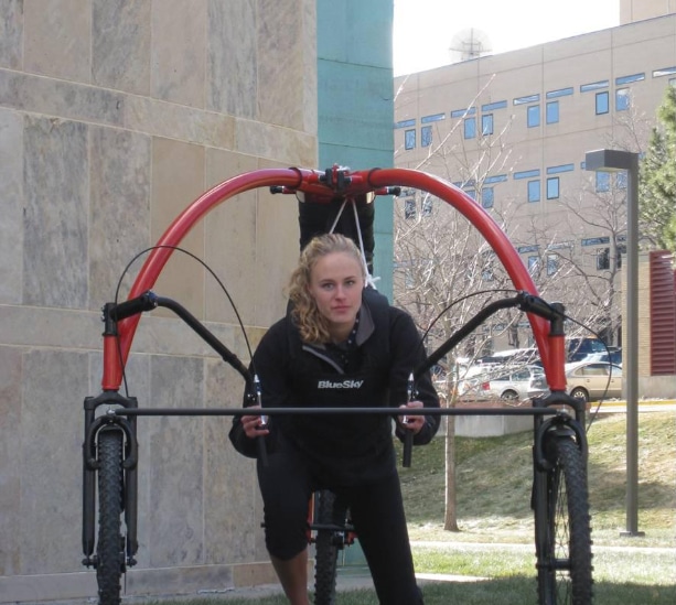 StreetFlyer Flying Sensation Experience Prototype Front View Of The StreetFlyer