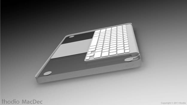 Thodio MacDec Ergonomic MacBook Deck Side View Acrylic Thodio MacDec