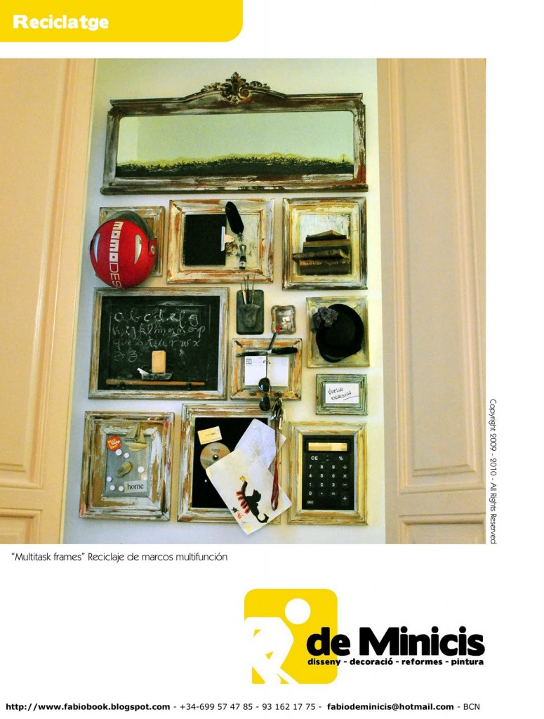 Ultimate Multitasking Wall Of Creativity Frames Serving As Creativity Holders