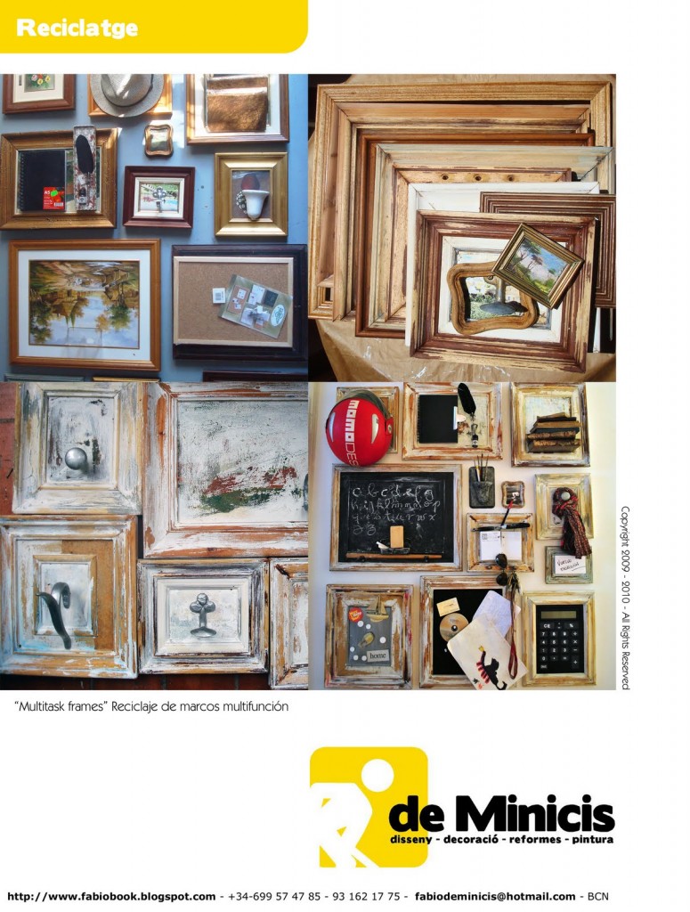 Ultimate Multitasking Wall Of Creativity Picture Frames Become Creativity Boosters