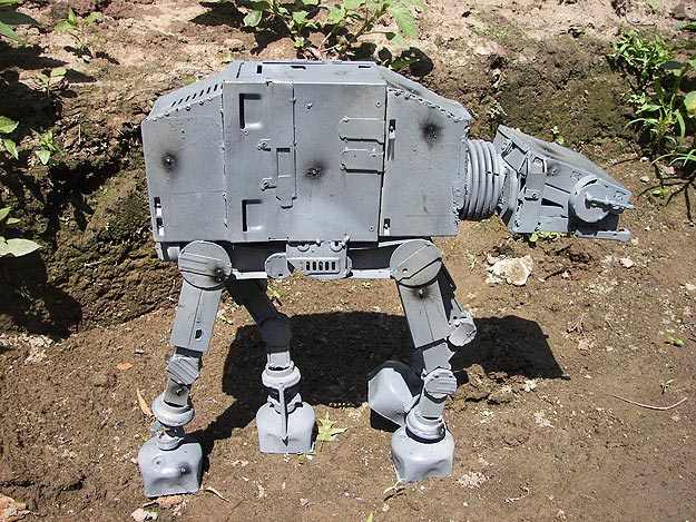 Star Wars Imperial Walker Design Recycled Computer Parts Made AT-AT
