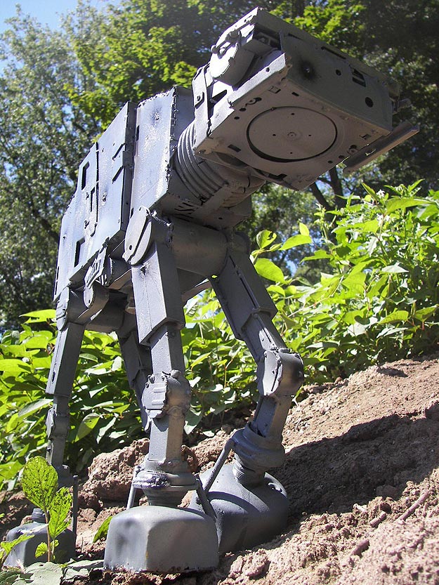 Star Wars Imperial Walker Design Recycled Computer Parts Made AT-AT