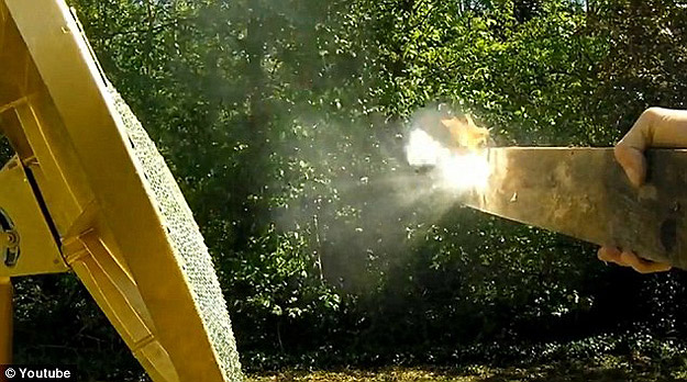 Homemade Solar Death Ray Death Ray Made With Mirrors
