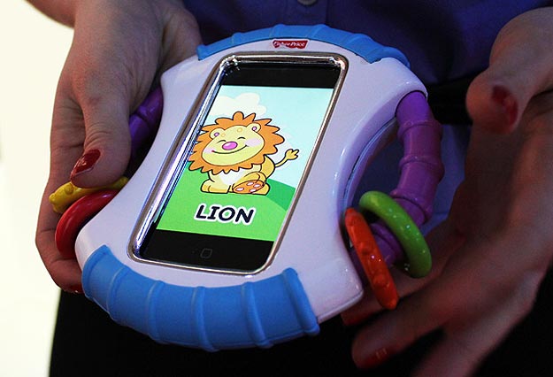 iPhone Makes Baby Teether Rattle