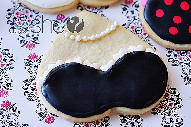 Bra and Panty Valentine Cookies Valentine's Day Flirty Cookies