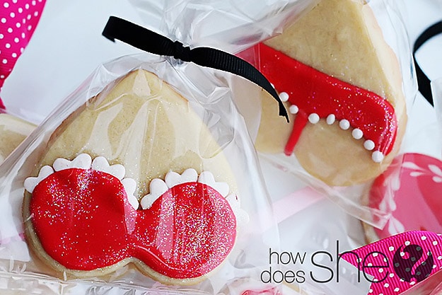 Bra and Panty Valentines Cookies Valentine's Day Flirty Cookies