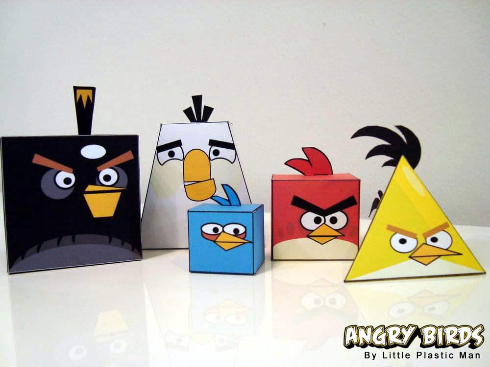 Angry Birds Papercraft Figurine Design Angry Birds Papercraft Figurine Design