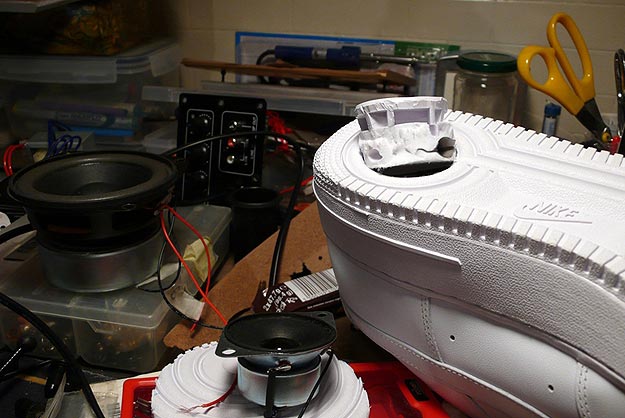 DIY Nike Sneaker Speakers NashMoney Nike Sneaker Speakers