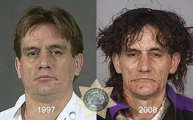Mug Shots of Drug Addicts Dangers of Drug Addiction