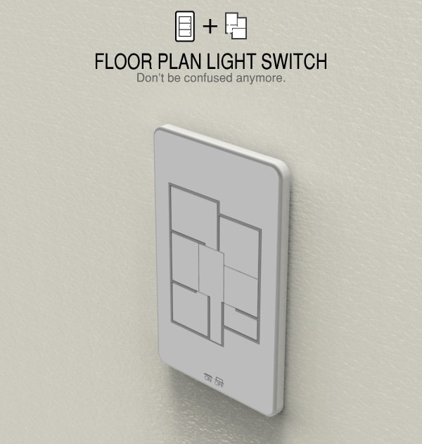 Central Control Light Switch Buttons