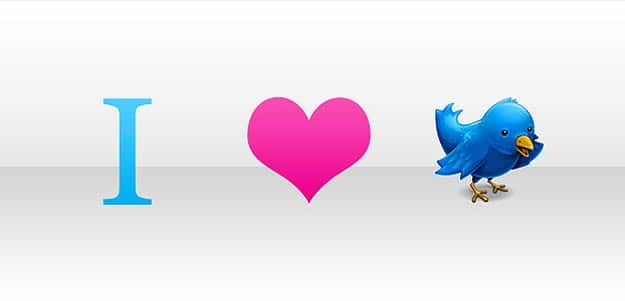 I Heart Twitter Bird Graphic I Love Twitter Tweet