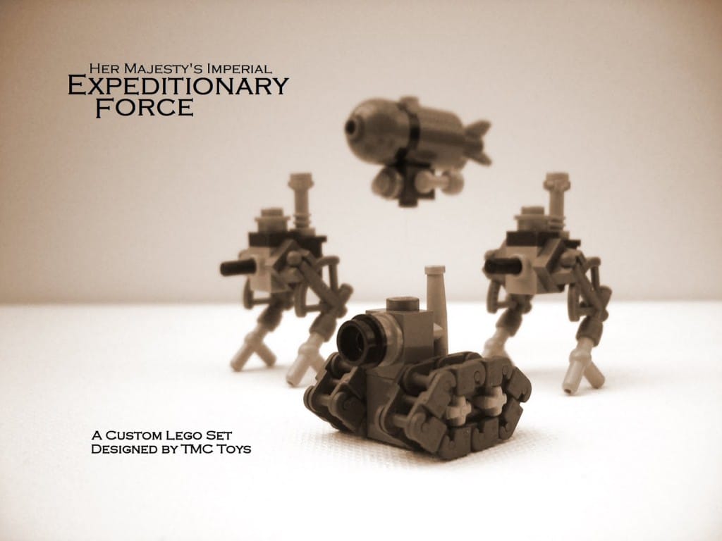 Her Majesty Micro-Scaled Lego Builds