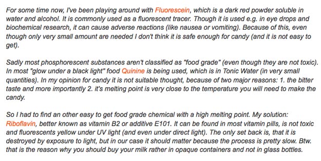 Make Kryptonite Candy with Riboflavin DIY Kryptonite Candy Destroys Superman