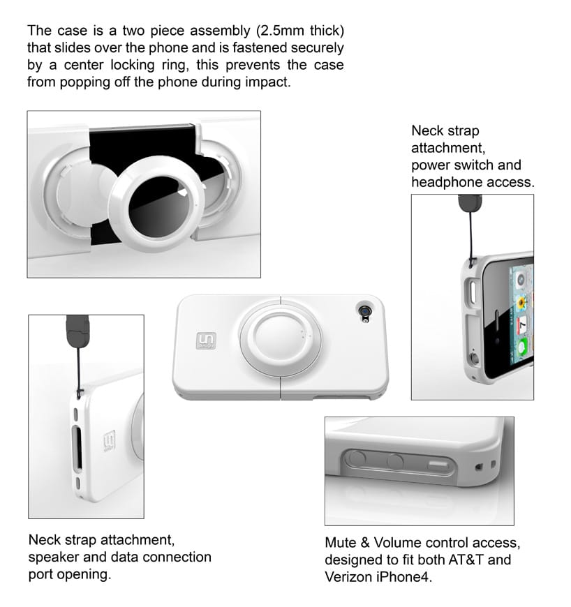 UN01 iPhone Photographer Skin Case iPhone Professional Photographer Case Skin