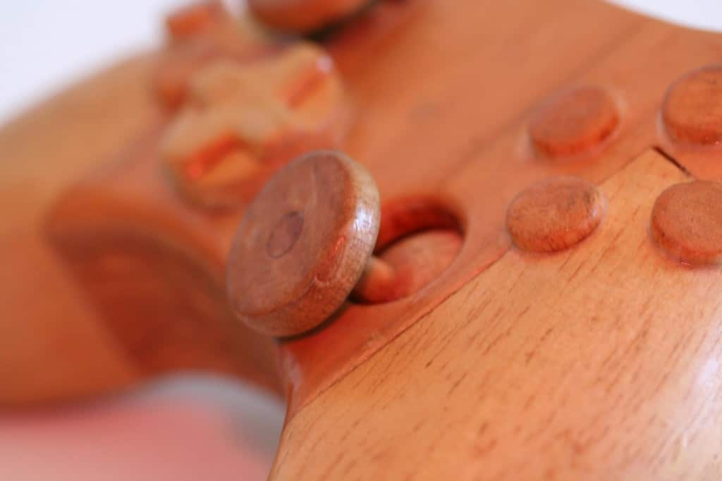 Wooden XBox Console Sculpture Design