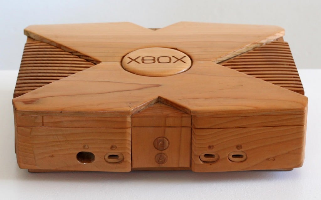 Wooden XBox Console Sculpture Design