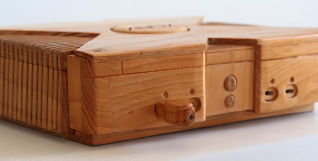 Wooden XBox Console Sculpture Design