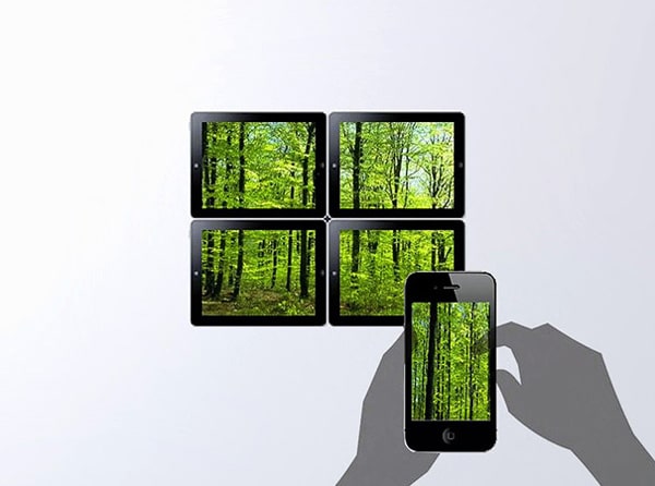 iPad 2 Window Conept Design Outside Window Though iPad 2