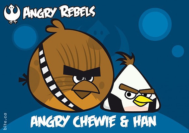 Mashup Angry Birds Star Wars 