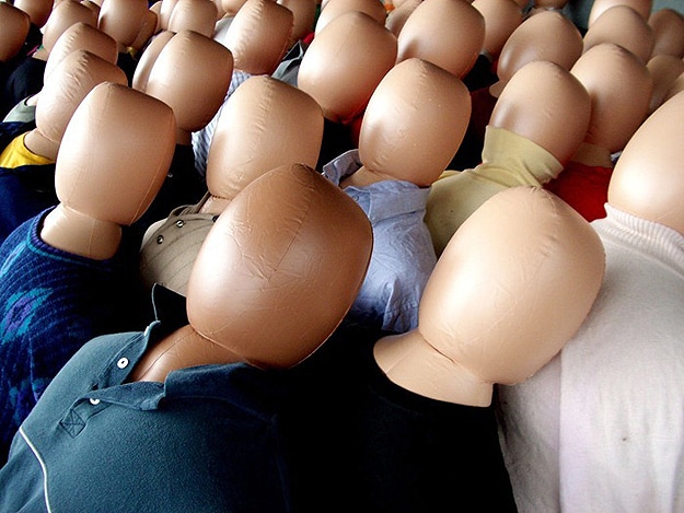 Inflatable Plastic Fake Crowd Plastic Crowds Used In Movies