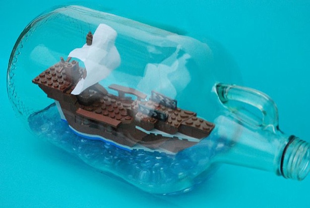 Lego Ship In A Bottle Build A Lego Ship
