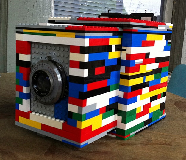 Camera Made From Lego Bricks