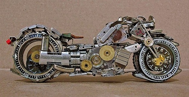 Old Watches Become Motorcycles